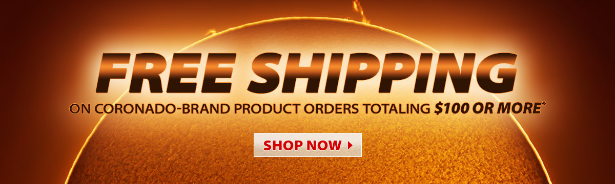 Free Shipping on Coronado Product Orders Over $100
